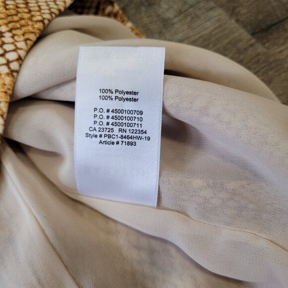 BABATON | Aritzia Patricio Dress Snake Print | Sz. 00 - Picture 6 of 8